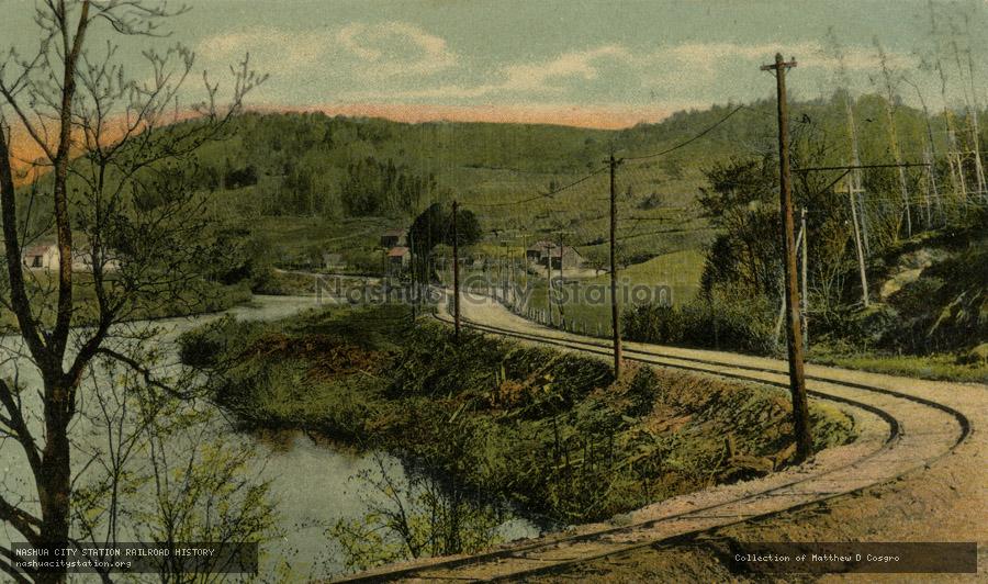 Postcard: Electric Railroad near Springfield, Vermont